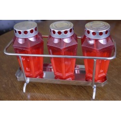 Um recipiente para velas