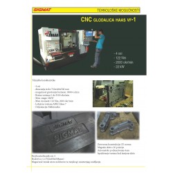 Glodalica CNC haas vf-1