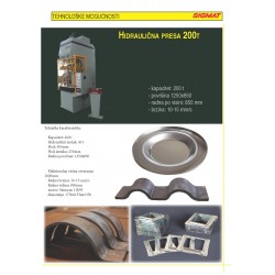 Hidraulikus prés 200t