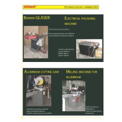 Savijačica, polirka, pila za aluminij, glodalica