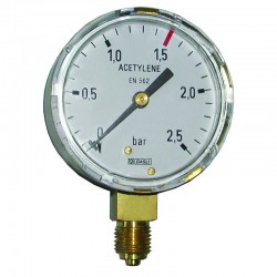 Manometer for acetylene...